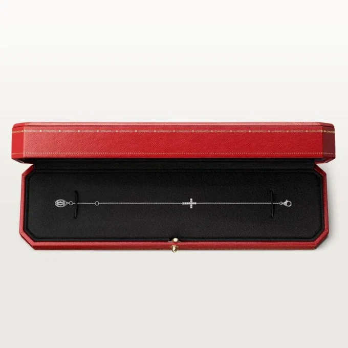 Armband med symboler – vitguld, diamanter – Cartier Armband med symboler – vitguld, diamanter – Cartier