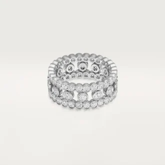 Broderie De Cartier-ring, treradig, diamanter