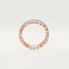 Broderie De Cartier vigselring – rosa guld, diamanter – Cartier Broderie De Cartier vigselring – rosa guld, diamanter – Cartier