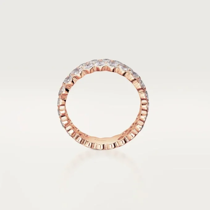 Broderie De Cartier vigselring – rosa guld, diamanter – Cartier Broderie De Cartier vigselring – rosa guld, diamanter – Cartier