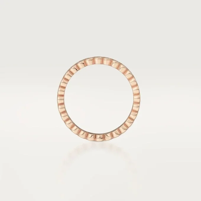 Broderie De Cartier vigselring – rosa guld, diamanter – Cartier Broderie De Cartier vigselring – rosa guld, diamanter – Cartier