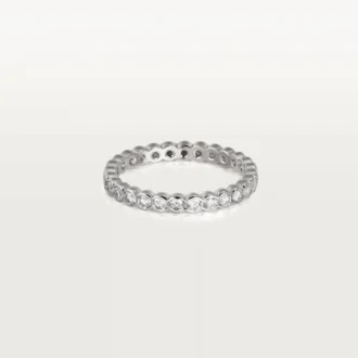 Broderie De Cartier vigselring – vitguld, diamanter – Cartier