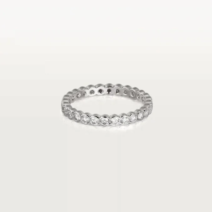 Broderie De Cartier vigselring – vitguld, diamanter – Cartier Broderie De Cartier vigselring – vitguld, diamanter – Cartier