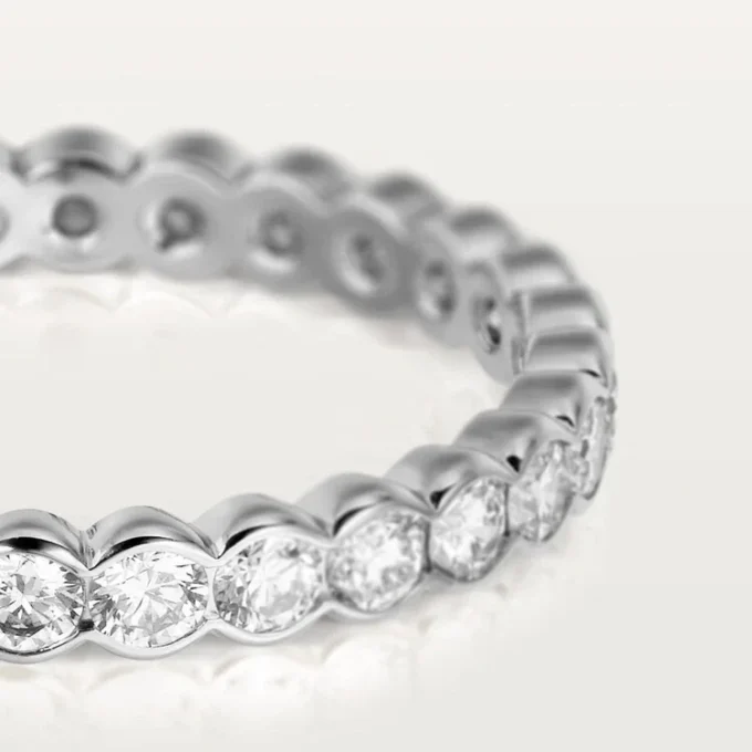 Broderie De Cartier vigselring – vitguld, diamanter – Cartier Broderie De Cartier vigselring – vitguld, diamanter – Cartier