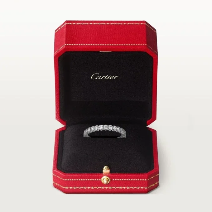 Broderie De Cartier vigselring – vitguld, diamanter – Cartier Broderie De Cartier vigselring – vitguld, diamanter – Cartier