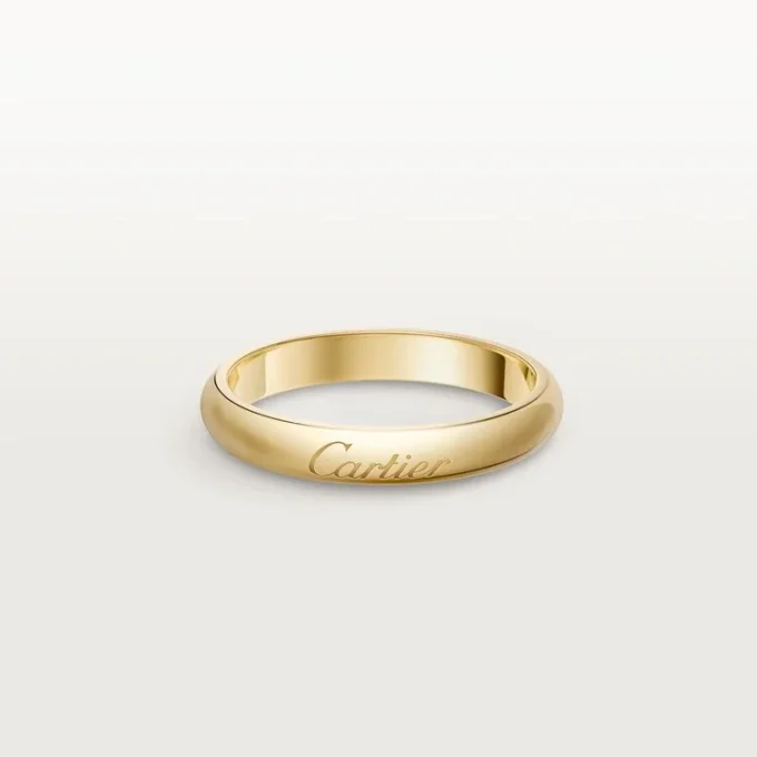 C De Cartier vigselring, 3 mm bredd C De Cartier vigselring, 3 mm bredd