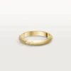 C De Cartier vigselring, 3 mm bredd, 1 diamant C De Cartier vigselring, 3 mm bredd, 1 diamant