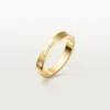 C De Cartier vigselring, 3 mm bredd, 1 diamant C De Cartier vigselring, 3 mm bredd, 1 diamant