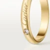 C De Cartier vigselring, 3 mm bredd, 1 diamant C De Cartier vigselring, 3 mm bredd, 1 diamant