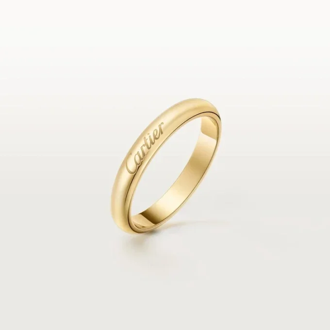 C De Cartier vigselring, 3 mm bredd C De Cartier vigselring, 3 mm bredd