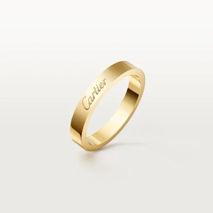 C De Cartier vigselring, 3 mm bredd C De Cartier vigselring, 3 mm bredd