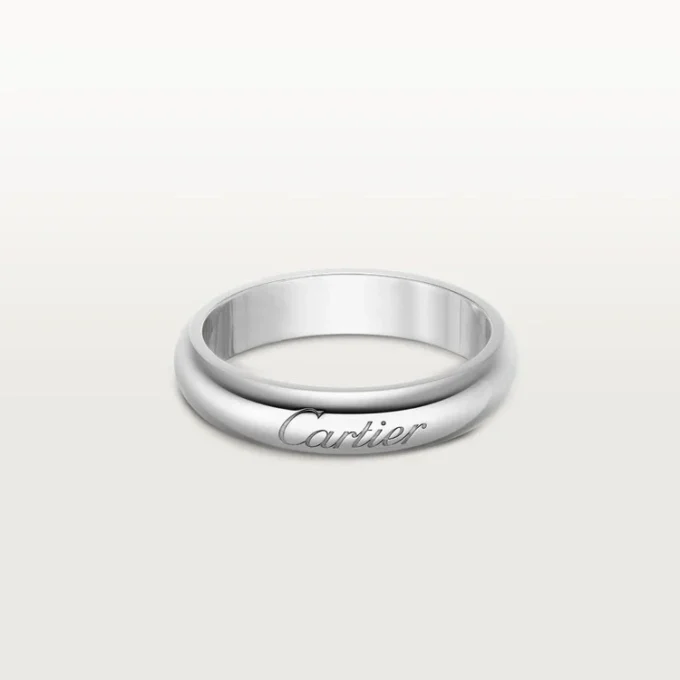 C De Cartier vigselring, 4 mm bredd C De Cartier vigselring, 4 mm bredd