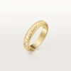 C De Cartier vigselring, 4 mm bredd, 1 diamant C De Cartier vigselring, 4 mm bredd, 1 diamant