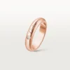 C De Cartier vigselring, 4 mm bredd, 1 diamant C De Cartier vigselring, 4 mm bredd, 1 diamant