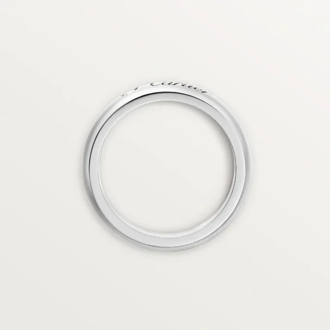 C De Cartier vigselring, 4 mm bredd, 1 diamant C De Cartier vigselring, 4 mm bredd, 1 diamant