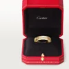 C De Cartier vigselring, 4 mm bredd, 1 diamant C De Cartier vigselring, 4 mm bredd, 1 diamant