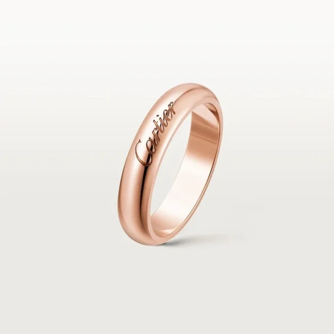 C De Cartier vigselring, 4 mm bredd C De Cartier vigselring, 4 mm bredd