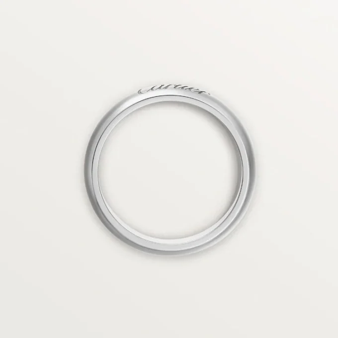 C De Cartier vigselring, 4 mm bredd C De Cartier vigselring, 4 mm bredd
