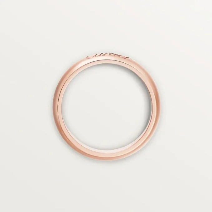 C De Cartier vigselring, 4 mm bredd C De Cartier vigselring, 4 mm bredd