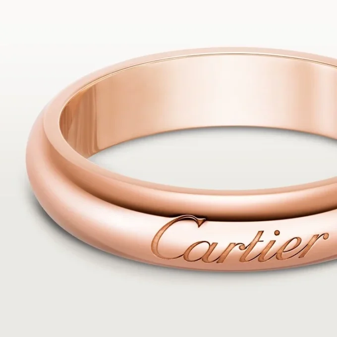 C De Cartier vigselring, 4 mm bredd C De Cartier vigselring, 4 mm bredd