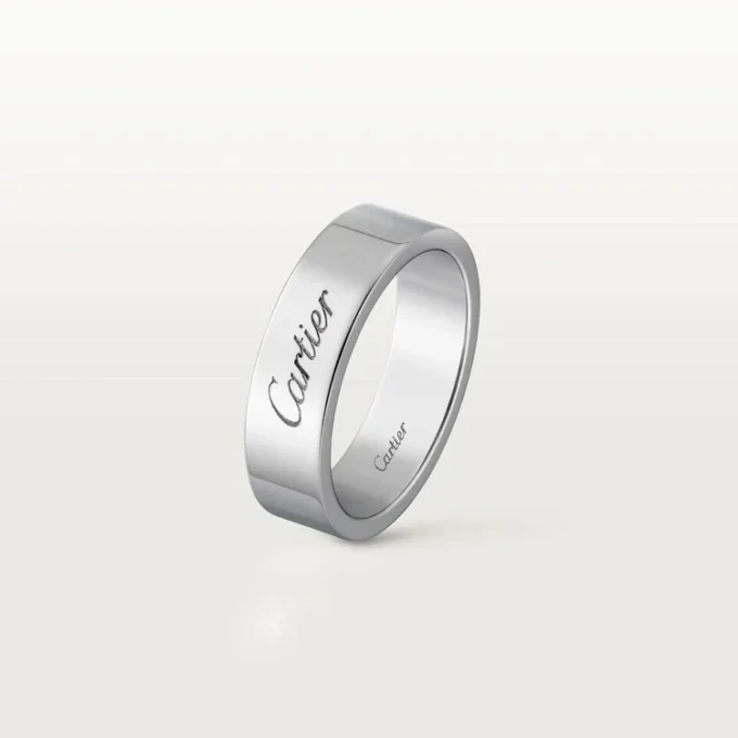 C De Cartier vigselring – platina – Cartier C De Cartier vigselring – platina – Cartier