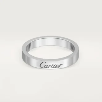 C De Cartier vigselring – platina – Cartier