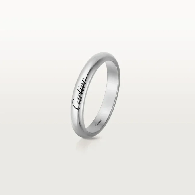 C De Cartier vigselring – platina – Cartier C De Cartier vigselring – platina – Cartier