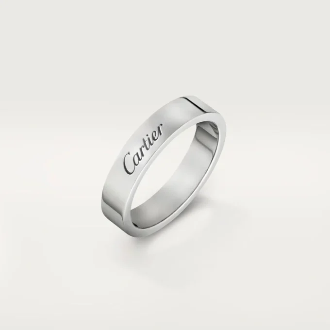 C De Cartier vigselring – platina – Cartier C De Cartier vigselring – platina – Cartier