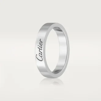 C De Cartier vigselring – platina – Cartier