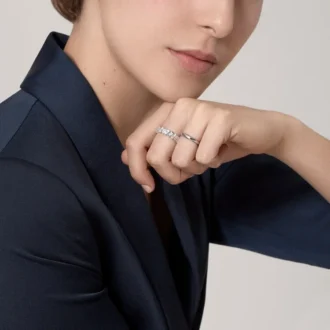 C De Cartier vigselring – platina – Cartier