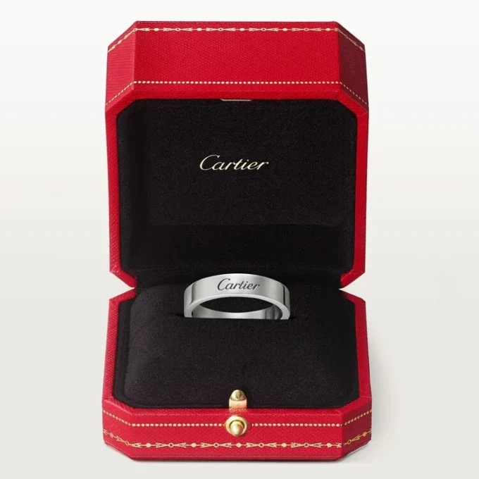 C De Cartier vigselring – platina – Cartier C De Cartier vigselring – platina – Cartier