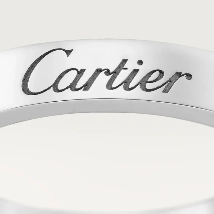 C De Cartier vigselring – platina – Cartier C De Cartier vigselring – platina – Cartier