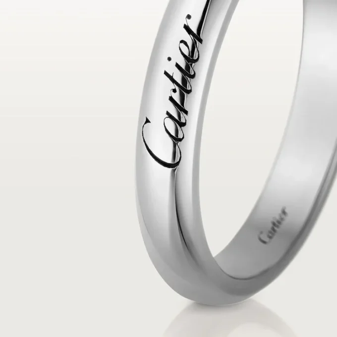 C De Cartier vigselring – platina – Cartier C De Cartier vigselring – platina – Cartier