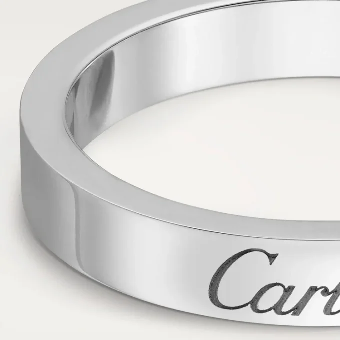 C De Cartier vigselring – platina – Cartier C De Cartier vigselring – platina – Cartier