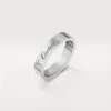 C De Cartier vigselring – platina, diamant – Cartier C De Cartier vigselring – platina, diamant – Cartier
