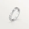 C De Cartier vigselring – platina, diamant – Cartier C De Cartier vigselring – platina, diamant – Cartier