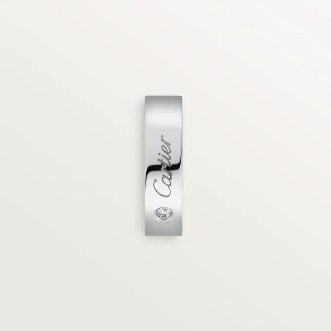 C De Cartier vigselring – platina, diamant – Cartier C De Cartier vigselring – platina, diamant – Cartier