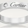 C De Cartier vigselring – platina, diamant – Cartier C De Cartier vigselring – platina, diamant – Cartier