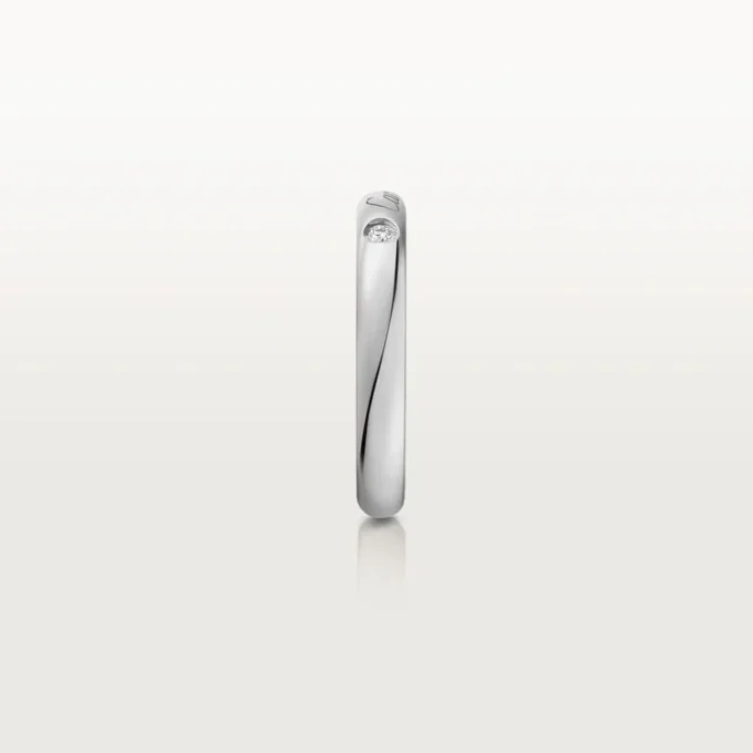 C De Cartier vigselring – platina, diamant – Cartier C De Cartier vigselring – platina, diamant – Cartier