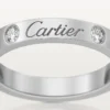 C De Cartier vigselring – platina, diamanter – Cartier C De Cartier vigselring – platina, diamanter – Cartier