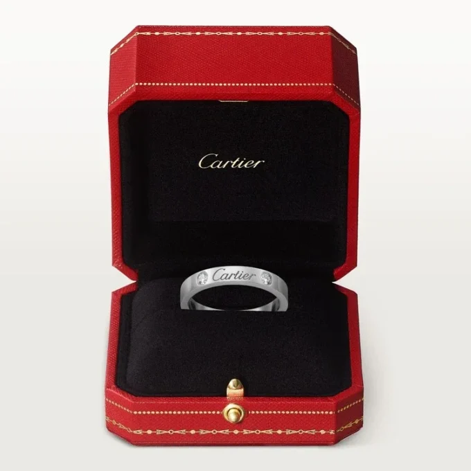 C De Cartier vigselring – platina, diamanter – Cartier C De Cartier vigselring – platina, diamanter – Cartier