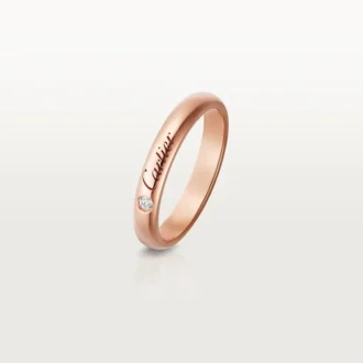 C De Cartier vigselring – Roséguld, diamant – Cartier