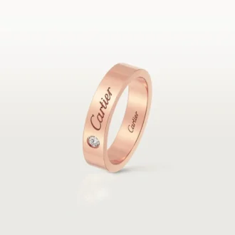 C De Cartier vigselring – Roséguld, diamant – Cartier