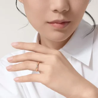 C De Cartier vigselring – Roséguld, diamant – Cartier