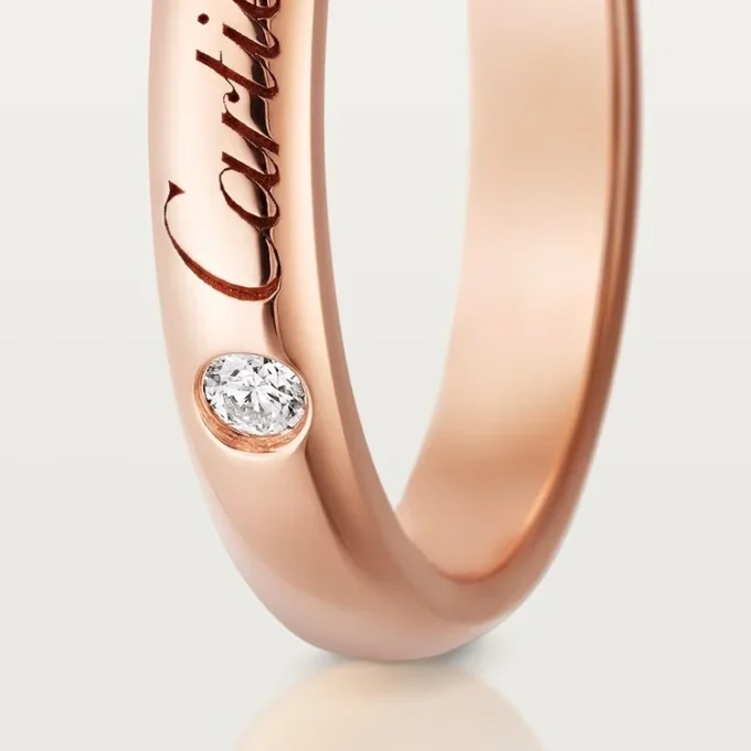 C De Cartier vigselring – Roséguld, diamant – Cartier C De Cartier vigselring – Roséguld, diamant – Cartier