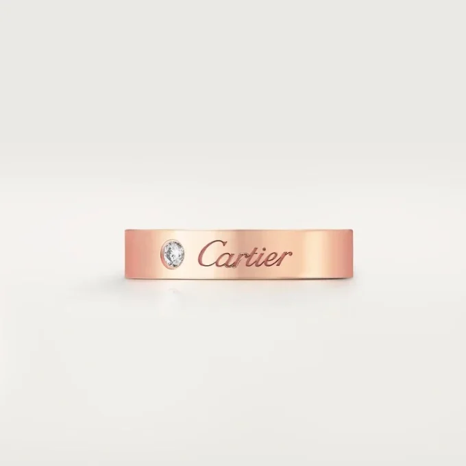 C De Cartier vigselring – Roséguld, diamant – Cartier C De Cartier vigselring – Roséguld, diamant – Cartier