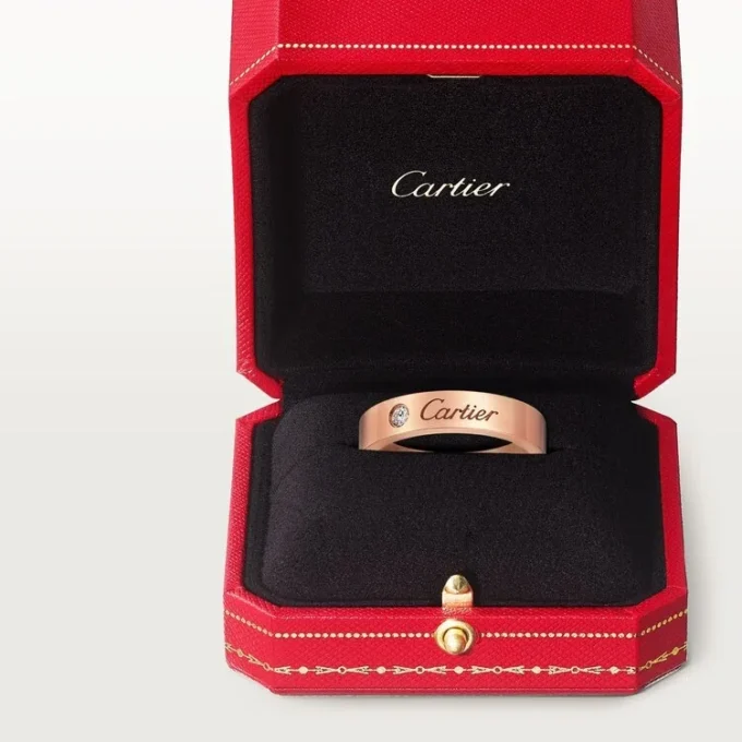 C De Cartier vigselring – Roséguld, diamant – Cartier C De Cartier vigselring – Roséguld, diamant – Cartier