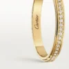 Cartier D’amour vigselring, 2,3 mm bredd, pavé Cartier D’amour vigselring, 2,3 mm bredd, pavé