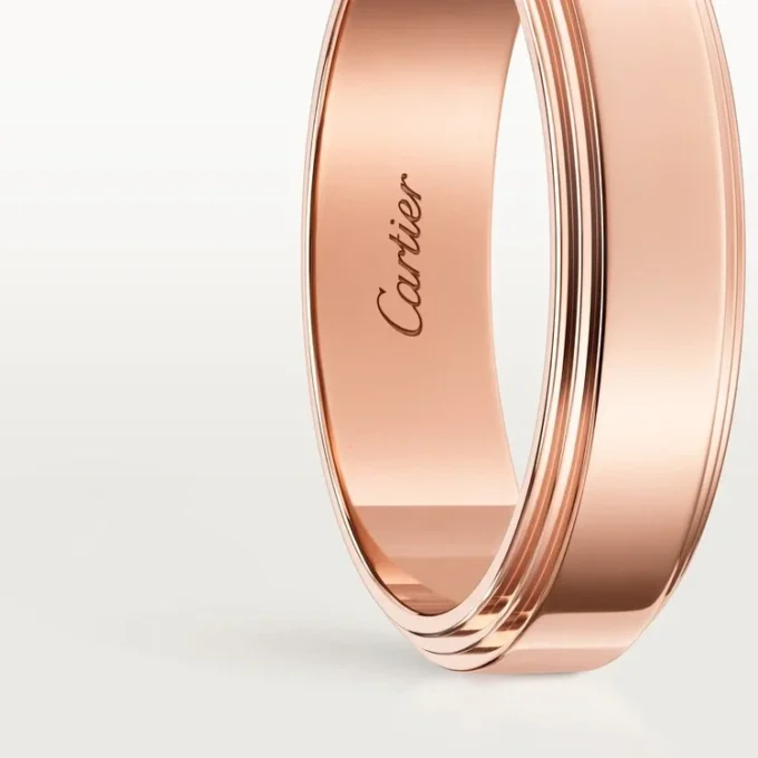 Cartier D’amour vigselring, 5 mm bredd