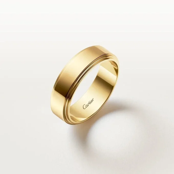 Cartier D’amour vigselring, 6 mm bredd